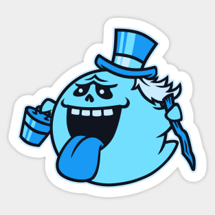 Hat Boo Ghost Sticker